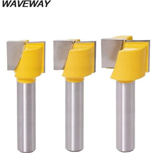 WAVEWAY 8mm Shank Cleaning bottom Engraving Bit Solid Carbide Router Bit Woodworking Tools CNC Milling Cutter Endmill for Wood
