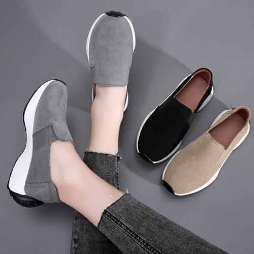 Spring and autumn cross border shallow mouth womens shoes new Korean versatile mothers shoes