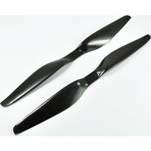 1 Pair of Black 1555 15x5.5 Tarot Carbon Fiber T Type Prop CW/CCW Propeller For Quadcopter T Motor Paddle