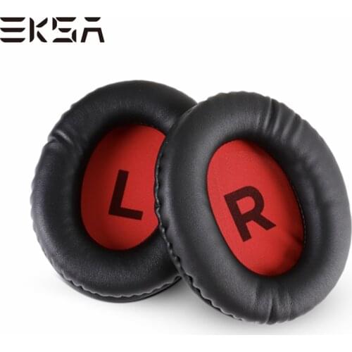 1 Pair Replacement Headphone Earpads Cushions Cover For EKSA E900 Red Gaming Headset Gamer Over-ear Soft Memory Foam Ear Pads