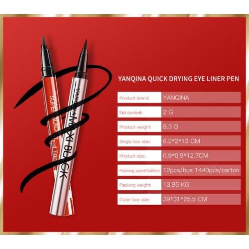 1PC Black Liquid Eyeliner Women Professional Ultimate Long-lasting Waterproof Quick-dry Eye Liner Pencil Pen Makeup Beauty Tools