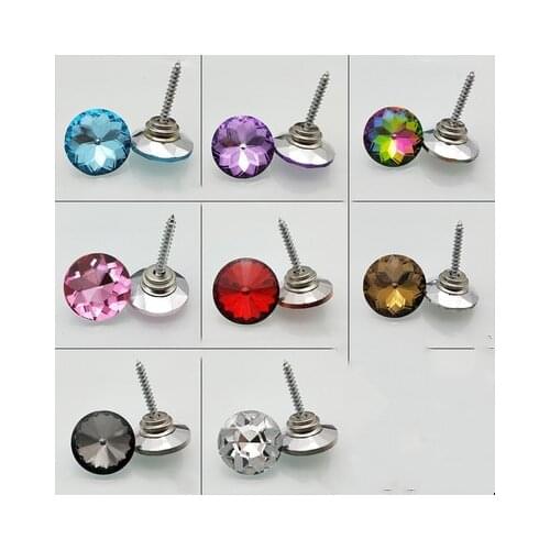 20 pcs diamond crystal upholstery nails buttons studs studs Diameter 20mm sofa accessory for wall decoration