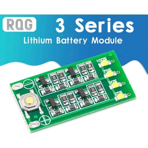 3S 11.1V 12V 12.6V Lithium Battery Capacity Indicator Module Lipo Li-ion Power Level Display Board 3 Series 9-26V