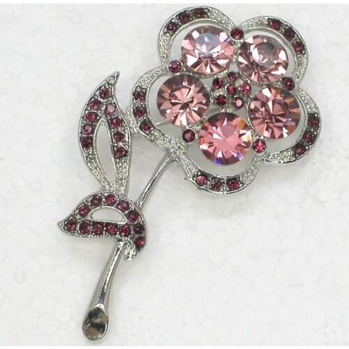 Rhinestone Flower Pin brooches C114 D