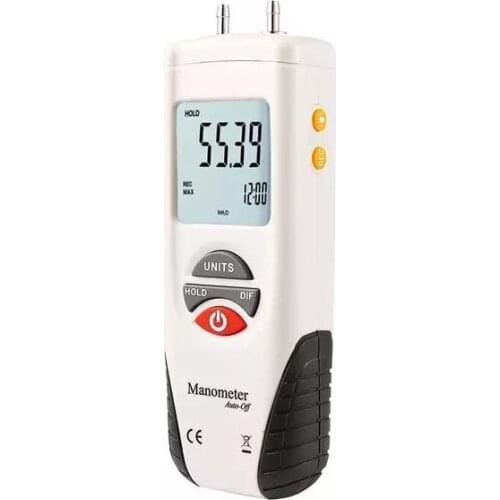 Digital Manometer air pressure meter air pressure Differential Gauge Kit 55H2O to +55H2O Data Hold medidor presion HT-1890