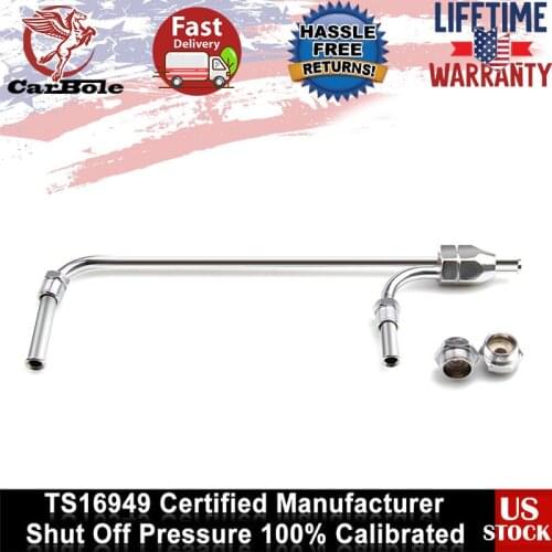 For HOLLEY CARBURETOR DUAL FEED FUEL LINE For 4150 Double Pumper Fits 3/8 Hose