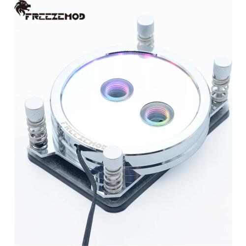 FREEZEMOD AMD-XPM CPU Water Block Gradient Effect For AMD AM2 AM3 AM4 Metal Cycle Type 5V 3pin MOD Water Coolling AURA SYNC