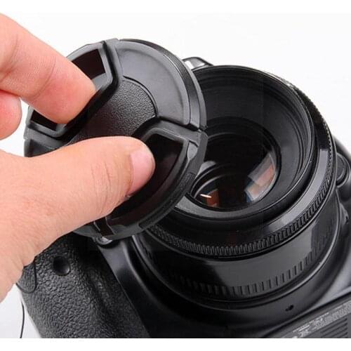 58mm Center Pinch Lens Cap Cover for Canon Sony Nikon Camera DSLR S3S0