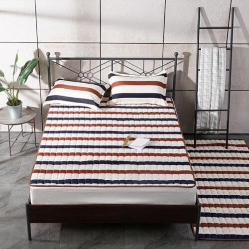 Soft home linens thicken bed plaid bedspread on the bed pad bed mat mattress protector bed covers bed sheet Bedspreads for bed