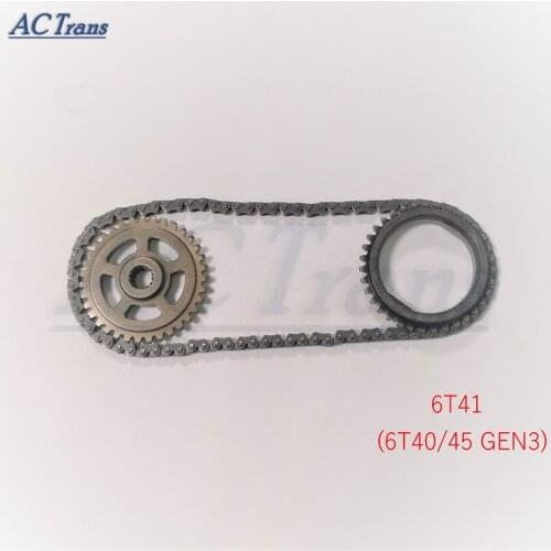 Transmission 6T40 6T45 GEN3 6T41 Oil Pump Sprocket Wheel and Chain