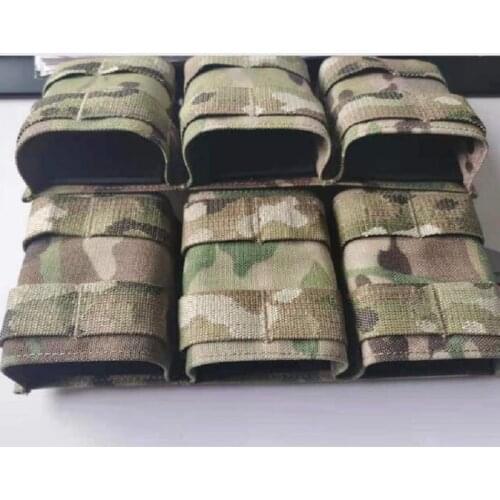 Tactical Vest 5.56 Triple Magazine Pouch System Magazine Ammo Clip Bags Holder Pocket