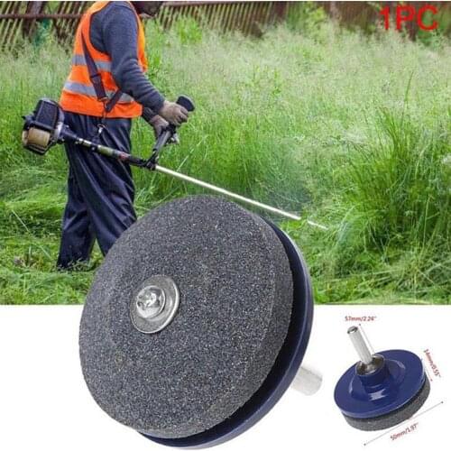 Grinding Drill Sharpener Lawnmower Faster Rotary Drill Blade Sharpener Grinding Tool Garden Lawn Mower Parts