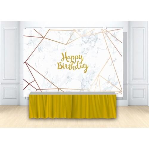Adults Birthday Party Background Banner Elegant Modern Marble Texture Background Photo Photography Cake Table Backdrop Poster
