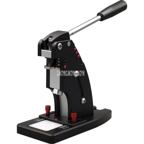 XM-05 Silent Light Weight Manual Hand Presses Machine Desktop Small Industrial Leather Punching Machine Puncher Cutting Tool
