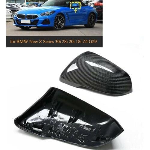 Replacement Carbon Fiber Car Exterior Door Window Side Rear View Mirror Cover Caps For BMW F52 F39 F45 F46 F48 F49 Z4 2018-2020