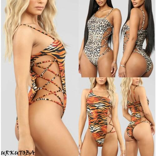 Hollow Cut Out Full Back Women Swimwear One Piece Swimwear Cut out Swimsuits Bodysuit One Piece Female Bather Bathing Suit