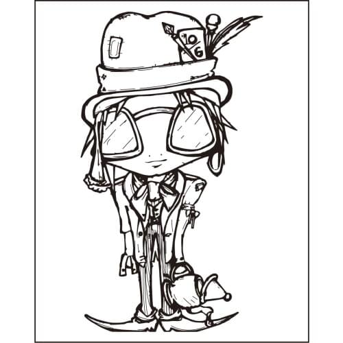 10x8 cool boy Transparent Clear Rubber Stamp Sheet Cling Scrapbooking Photo Album PaperCard DIY Craft