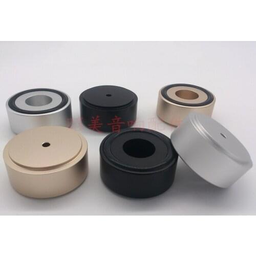 4 pcs aluminum alloy diameter 49mm high 22mm audio amplifier foot speaker foot nail tripod shock absorber cushion B