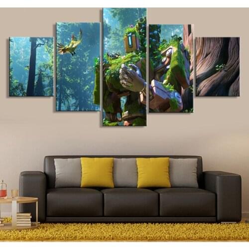 5 pieces of hd canvas print on canvas art modern household adornment wall paintings