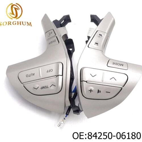 84250-06180 Top quality Steering Wheel Audio Control Button Switch For TOYOTA HILUX /VIGO /COROLLA /CAMRY /HIGHLANDER /INNOVA
