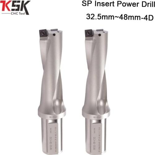 Free delievery jet ZD04 32.5mm -48mm SP Drill Type For 4D power U Drilling Shallow Hole indexable indexable insert drills