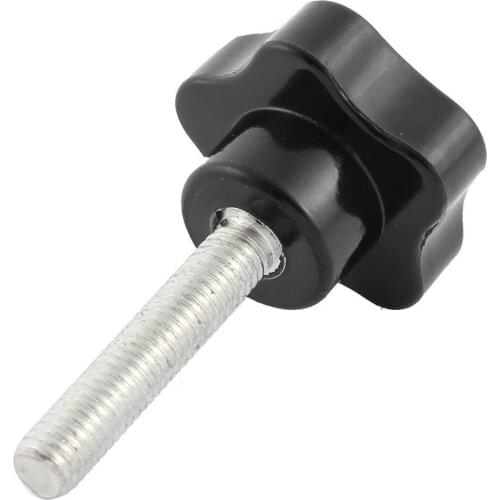 BMBY-M8 x 40mm Screws Star head Wing screw Clamp knob handle black