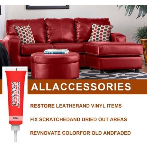 7Color Leather Repair Gel Repair Agent Repair Kit Car Instrument Panels Sofas Coats Repair Leather Tools Refurbishing Paste 20ml