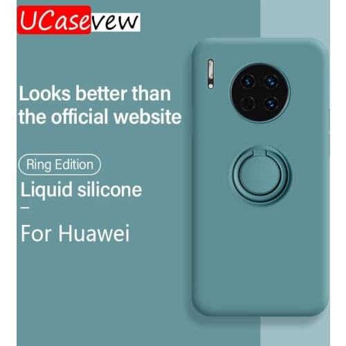 Magnetic Ring Holder Stand Case For Huawei P20 P30 P40 Pro Lite Mate 20 30 Lite Honor 20 Pro Stand Finger Ring Bracket Cover