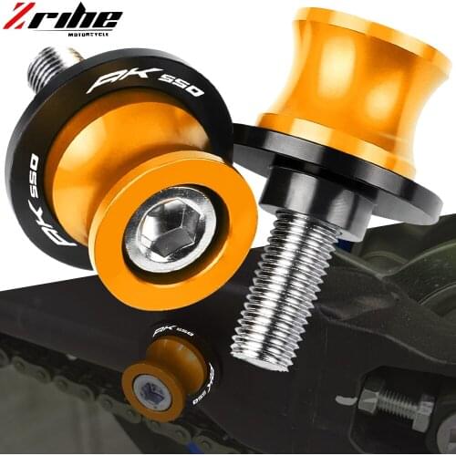 For KYMCO AK550 AK 550 ak550 2017-2019 2018 2020 Motorcycle accessories CNC Aluminum Swingarm Spools slider stand screws AK550