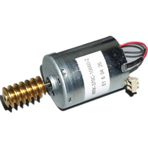 370-10660 motor with worm DC12-24V Microcurrent Low speed Mute Wear-resistant Carbon brush long life 370 motor