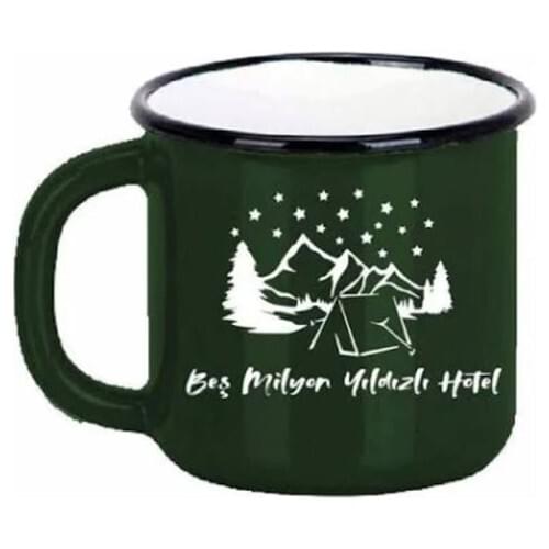 Nurgaz Enamel Mug Ng 194 Yeşil-1