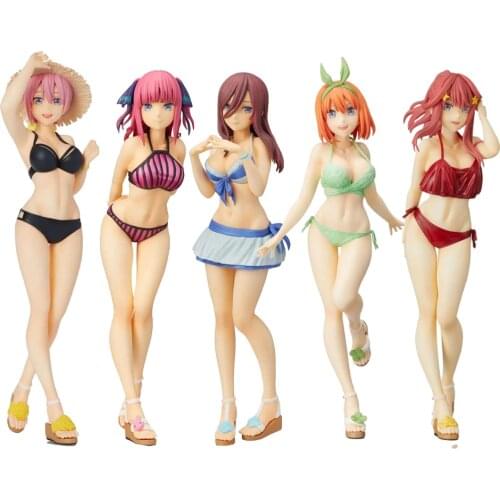 Judai Original Sega PM Gotoubun no Hanayome Nakano Ichika Nino Miku Yotsuba Itsuki Swimsuit Ver PVC Action Figure Model Toys