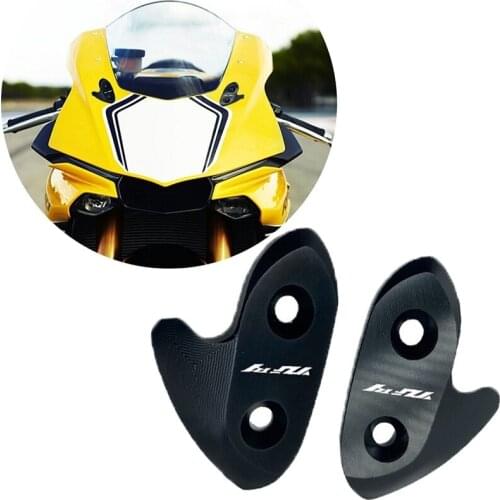 Suitable for Yamaha YZF-R1 R1M YZF R1 YZFR1 R1M 2015-2019 motorcycle windshield drive rearview mirror hole cover base decoration