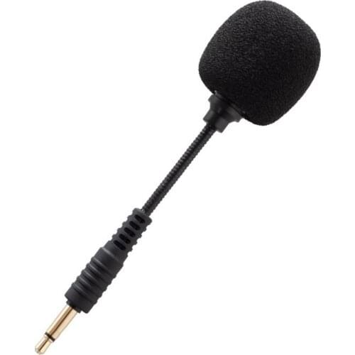 Mini Condenser Headset Microphone 360 Degree Bent Clear Voice Microphone Replacement Game Aux 3.5mm Speaker