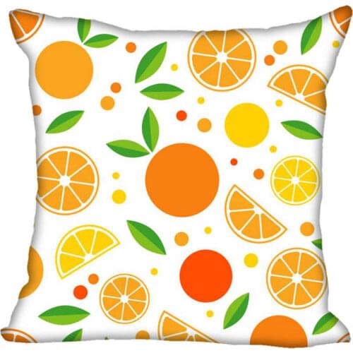Custom Pillowcase Fruit Pattern Zipper Pillow Cover 35X35,45X45,60X60cm(Two Sides) Print Your Pictures Pillow Cases