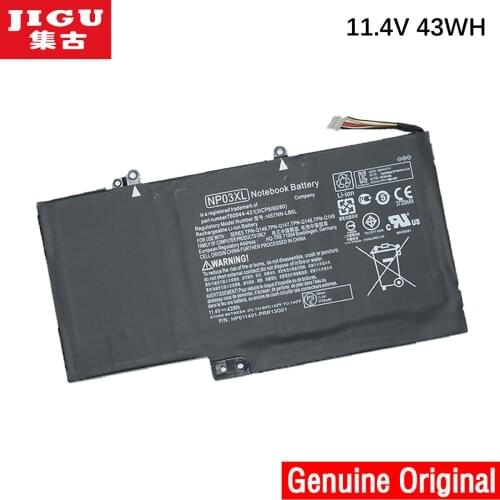JIGU Original Laptop Battery NP03XL TPN-Q146 TPN-Q147 TPN-Q148 TPN-Q149 15-U U010DX U011dx U030nd U050CA X360