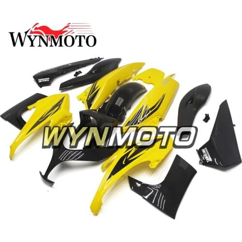 Complete ABS Plastic Injection Gloss Black Yellow New Motorcycle Fairings For Yamaha T-MAX 500 2008 2009 2010 2011 Cowlings