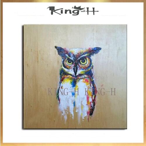 Selling hand-painted oil painting the eagle flying knife painted animals modern oil painting art adornment bedroom hotel lobby