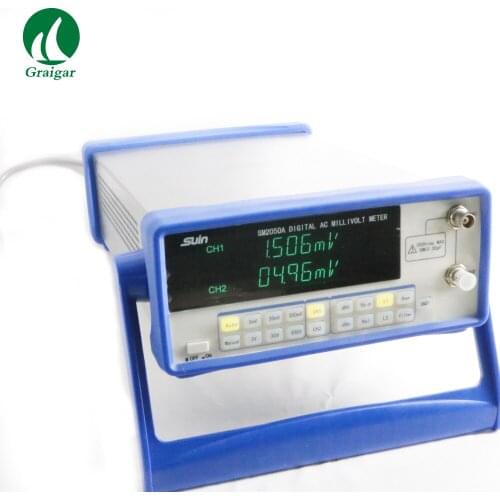 Professional SM2050A Digital AC Millivoltmeter AC Voltage Range 4 1/2 Digits