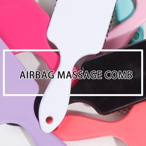 Beauty Detangling Hair Comb Anti-Static Haircare Massage Hair Brush Large Plate Hot Comb Fluffy Professional Barber Styling Tool