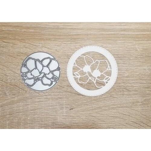Circular window pattern pattern Cover Cutting Dies Scrapbook Diary Decoration Stencil Embossing Template DIY Greeting Card