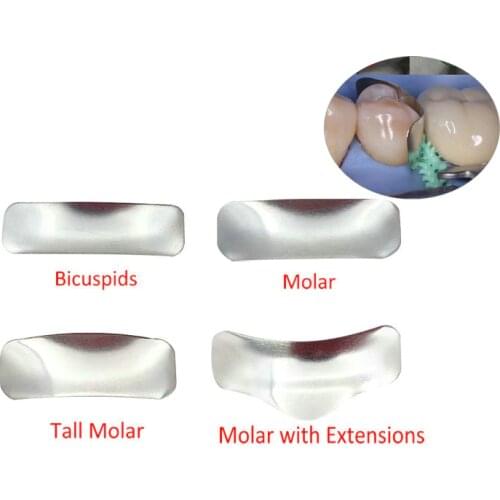 Dental Lab Sectional Matrix System Metal Sectional Matrix Band Resin Clamping/Separating Ring Dentistry Materials