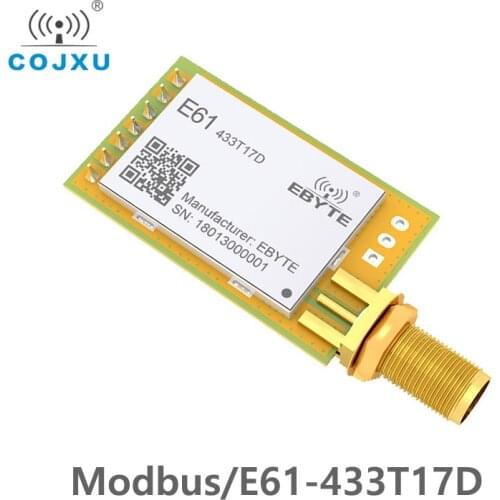 UART 433MHz RF Module17dBm Long Range Module COJXU E61-433T17D Wireless Transceiver Transmitter Receiver SMA-K Antenna DIP