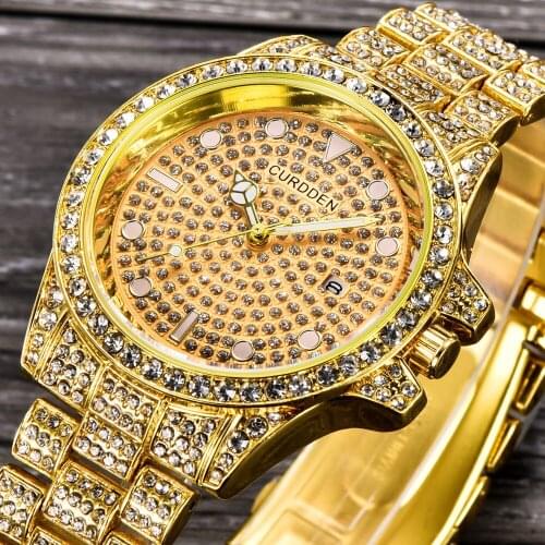Luxury Diamond Womens Watch Crystal Alloy Analog Love Quartz Bracelet Dress Wrist Watches Gift Women Wristwatch Zegarek Damski