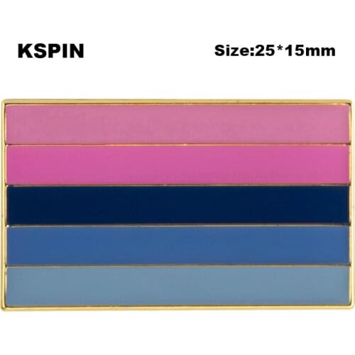 Omnisexual Pride Flag Badge Flag Brooch National Flag Lapel Pin International Travel Pins