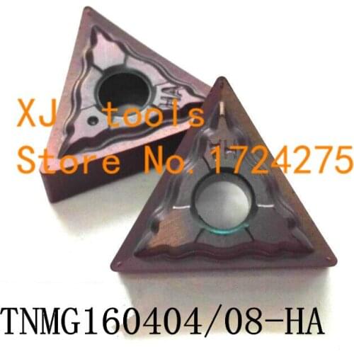 10PCS TNMG160404-HA / TNMG160408-HA carbide CNC inserts,lathe tool,apply to stainless steel and steel processing,MTJNR/WTJNR