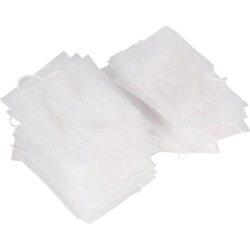 1000 Pcs Nylon Paper Teabags,Drawstring Eco-Friendly Tea Bag,Filter Empty Tea Bags for Loose Leaf/Tea/Powder Herbs