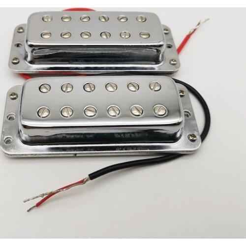 6 Strings Guitar Pickups Pickups Chrome Cover Double row screw 1C Electric Guitar Pickups