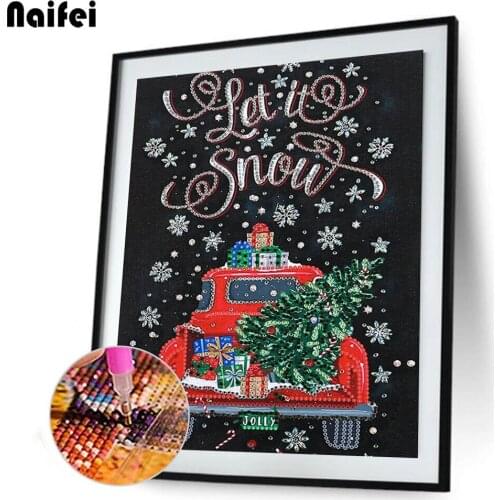 Christmas Tree Car Diamond Painting Cross Stitch 5D Diy Diamond Embroidery Mosaic New Arrivals Home Decoration Hand Craft Kits