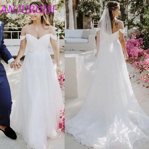 ANJURUISI Chiffon Wedding Dresses